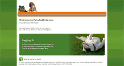 Desktop Screenshot of petsandpets.com